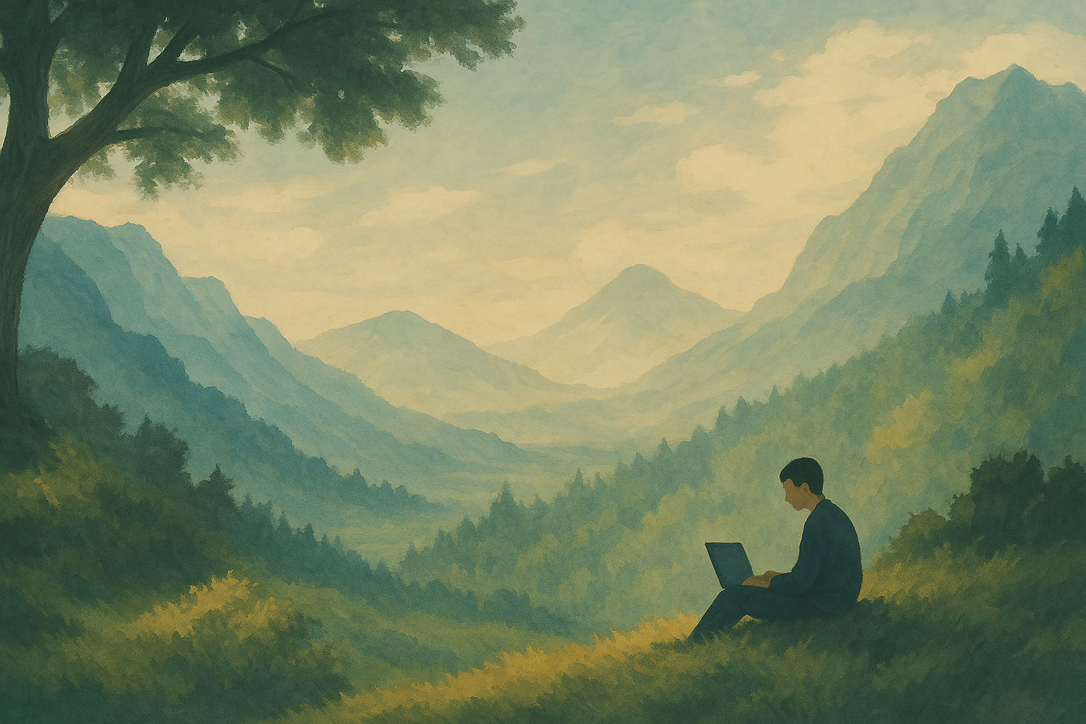 Serene work environment